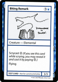 Biting Remark (CMB1-) - Mystery Booster Playtest Cards 2021