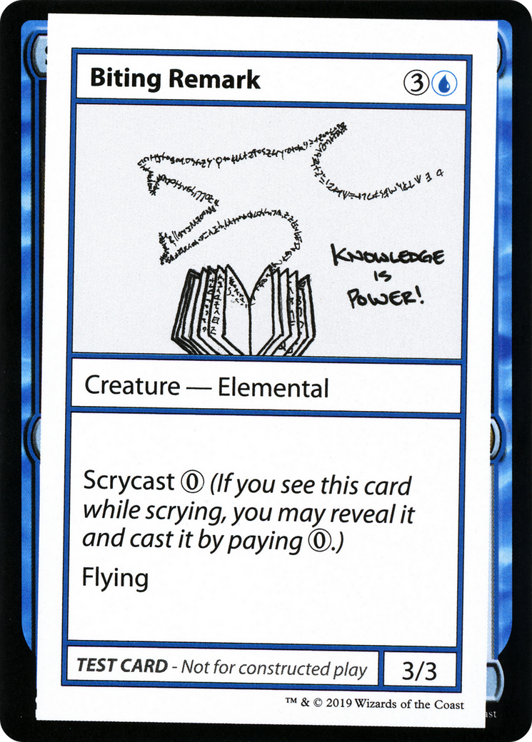 Biting Remark (CMB1-) - Mystery Booster Playtest Cards 2021