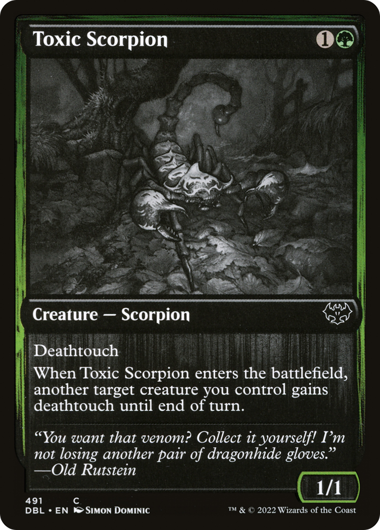Toxic Scorpion (DBL-491) - Innistrad: Double Feature