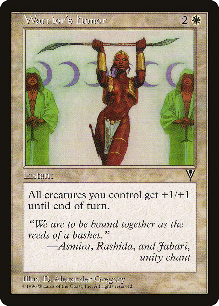 Warrior's Honor (VIS-024) - Visions