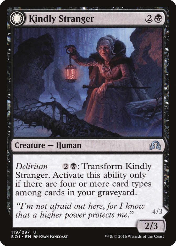 Kindly Stranger // Demon-Possessed Witch (SOI-119) - Shadows over Innistrad: (Double Faced Transform) Foil