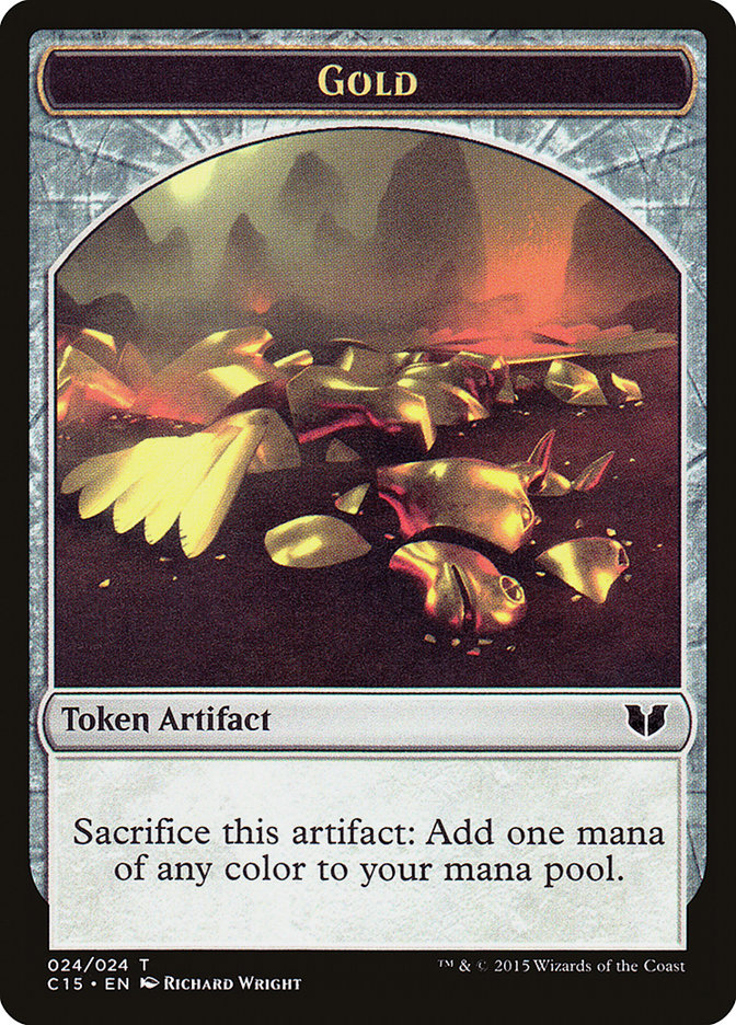 Gold (C15-24 // 5) - Commander 2015 Tokens