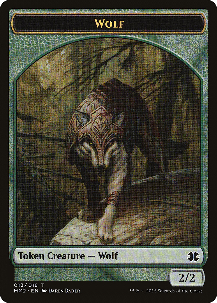Wolf (MM2-013) - Modern Masters 2015 Tokens