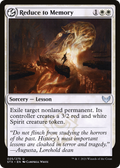 Reduce to Memory (STX-025) - Strixhaven: School of Mages: (lesson)