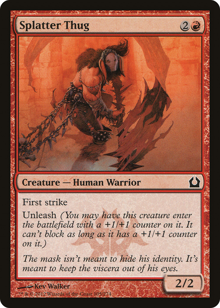 Splatter Thug (RTR-105) - Return to Ravnica Foil