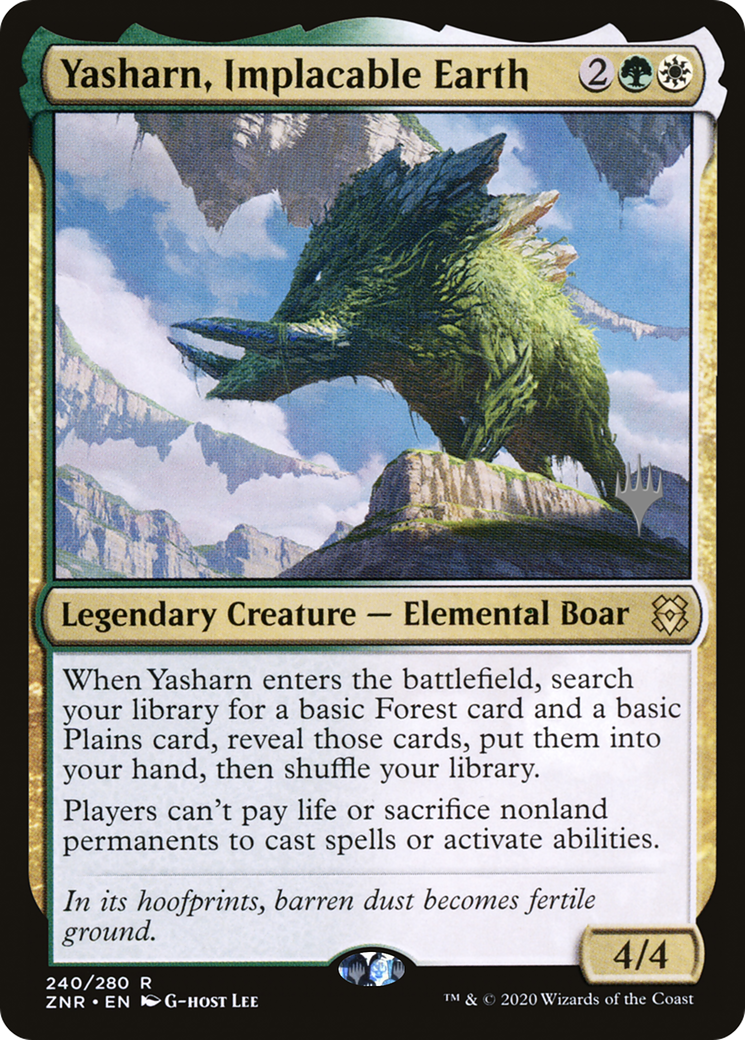 Yasharn, Implacable Earth (PPZNR-240P) - Zendikar Rising Promos