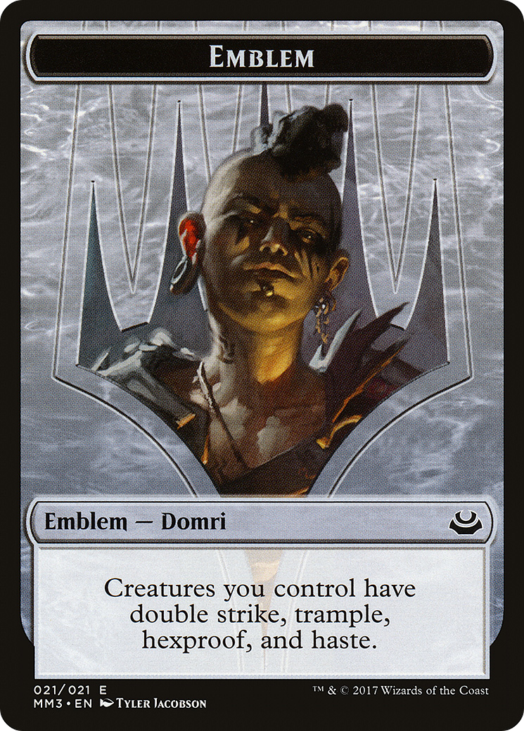Domri Rade Emblem (MM3-021) - Modern Masters 2017 Tokens