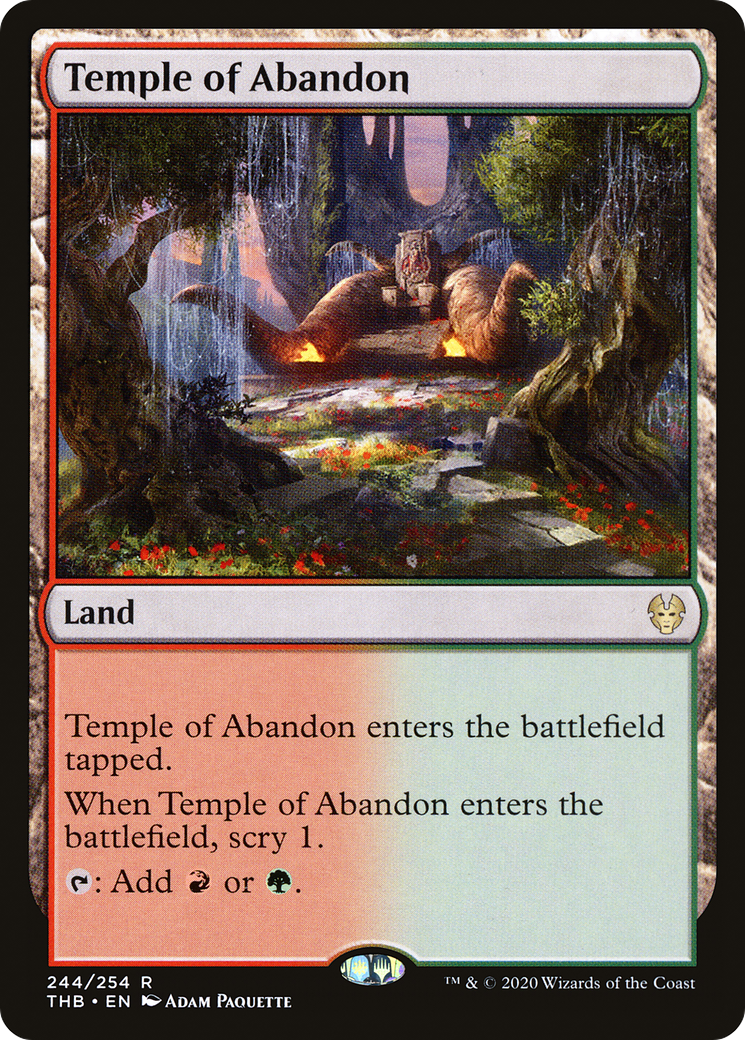 Temple of Abandon (THB-244) - Theros Beyond Death