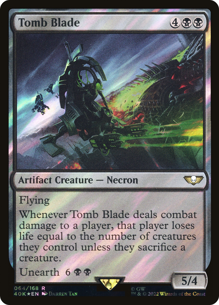 Tomb Blade (40K-064) - Warhammer 40,000 Commander Foil