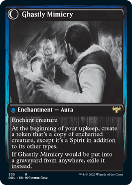 Mirrorhall Mimic // Ghastly Mimicry (DBL-335) - Innistrad: Double Feature: (Double Faced Transform)