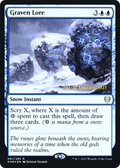 Graven Lore (PRE-61S) - Kaldheim Promos: (snow) Foil