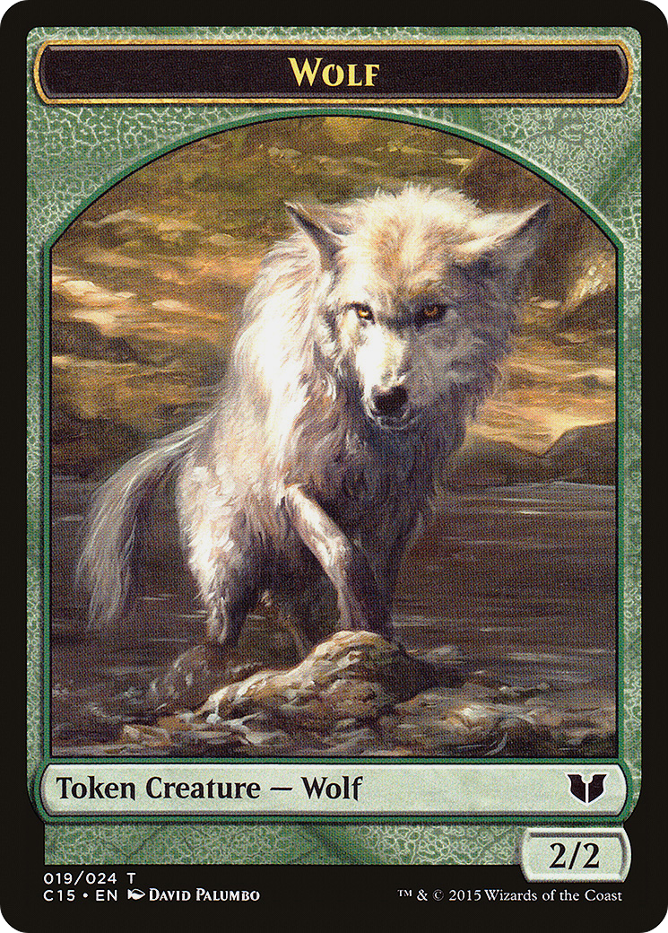Wolf (C15-019) - Commander 2015 Tokens