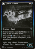 Gutter Skulker // Gutter Shortcut (DBL-329) - Innistrad: Double Feature: (Double Faced Transform) Foil