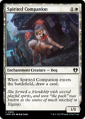 Spirited Companion (CMM-838) - Commander Masters: (enchantment)