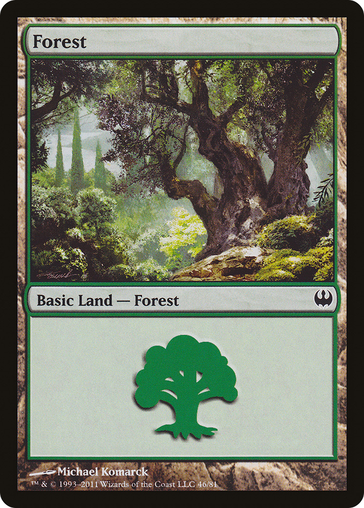 Forest (DDG-046) - Duel Decks: Knights vs. Dragons