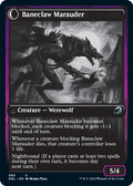 Baneblade Scoundrel // Baneclaw Marauder (DBL-085) - Innistrad: Double Feature: (Double Faced Transform)