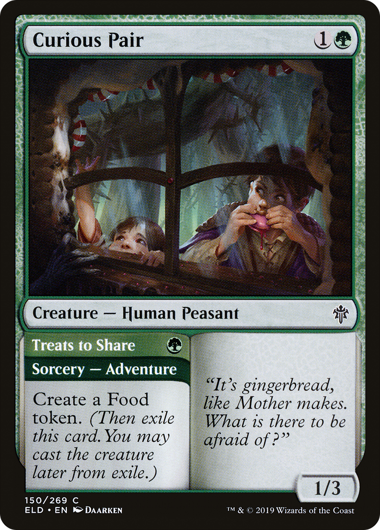 Curious Pair // Treats to Share (ELD-150) - Throne of Eldraine
