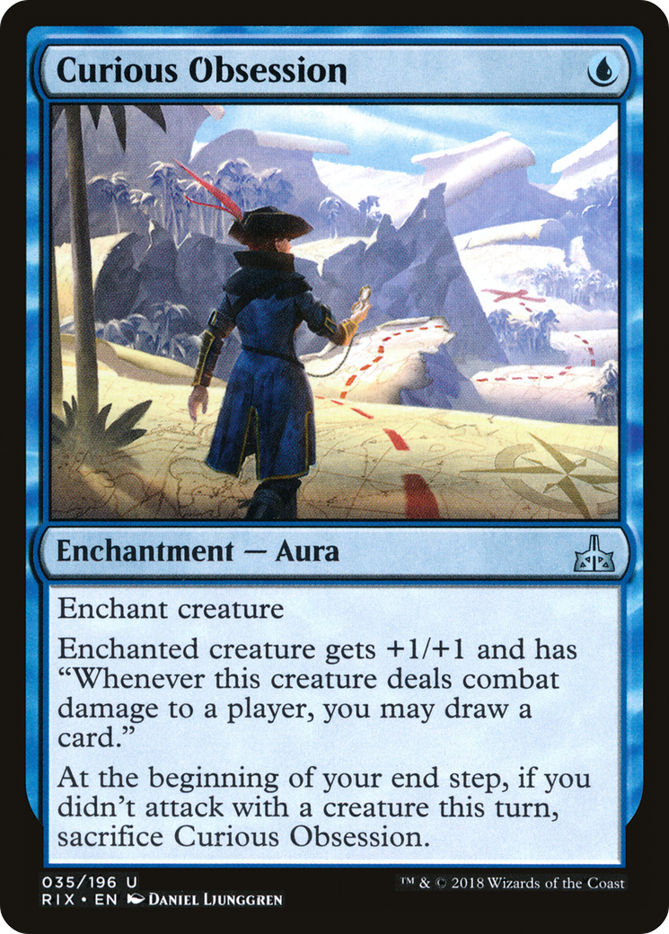 Curious Obsession (RIX-035) - Rivals of Ixalan Foil
