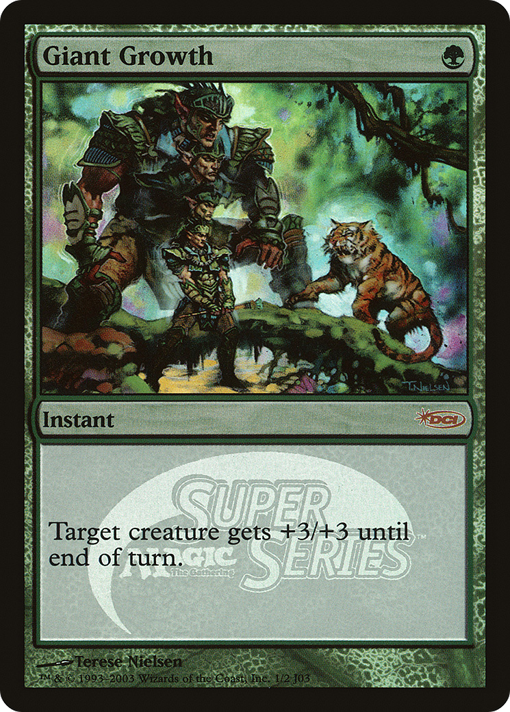 Giant Growth (JSS-001) - Junior Super Series Foil