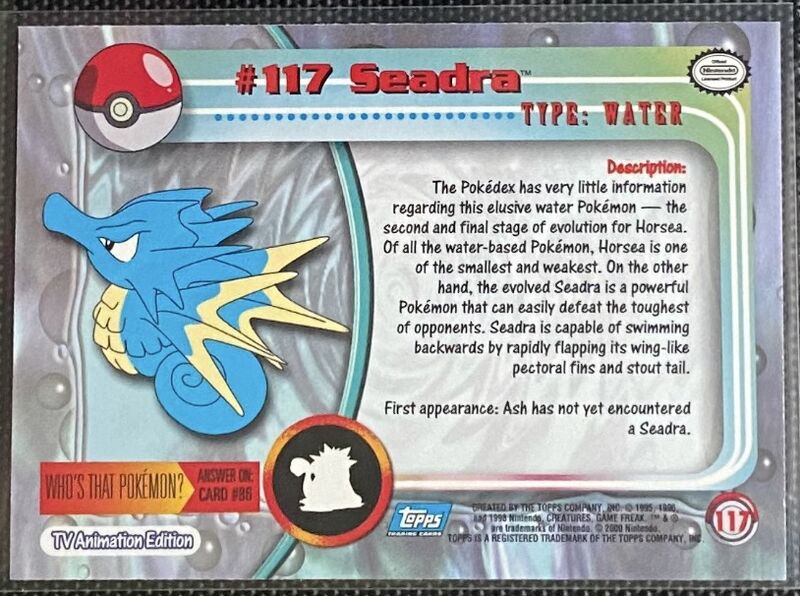 Seadra (117) [Topps TV Animation Edition Series 2]