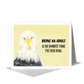 Eagle Face, Greeting Card (#8010Q)
