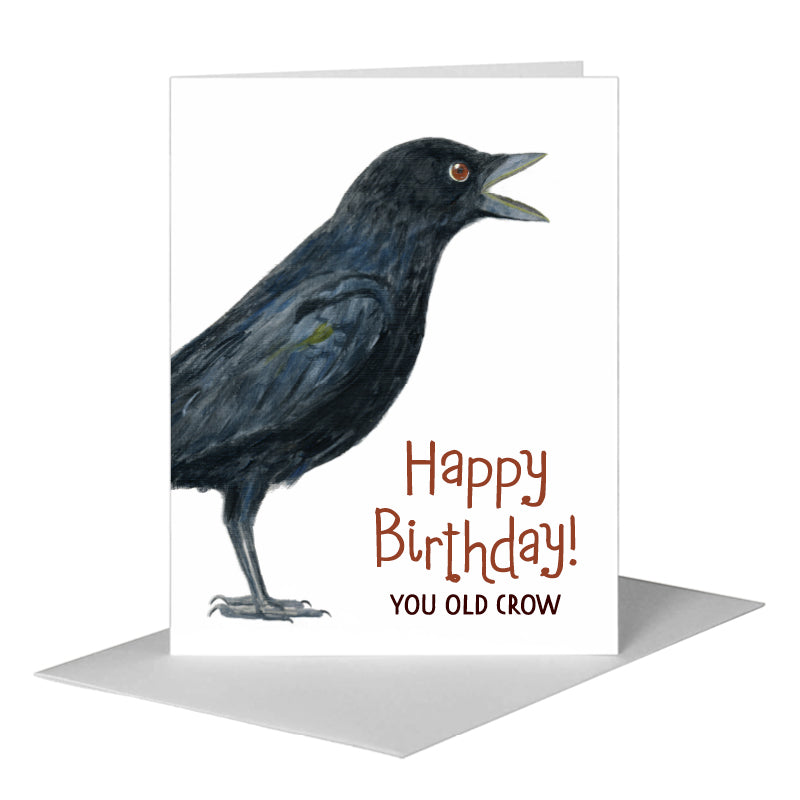 Crow Feet, Greeting Card (#8011FB)