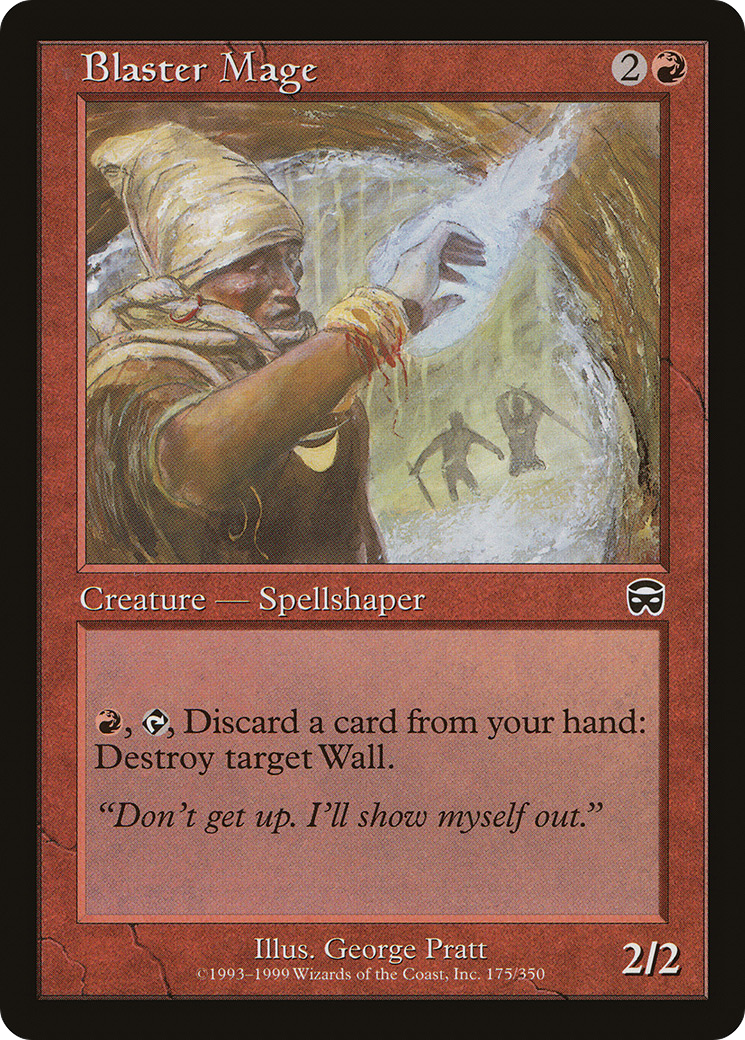 Blaster Mage (MMQ-175) - Mercadian Masques Foil