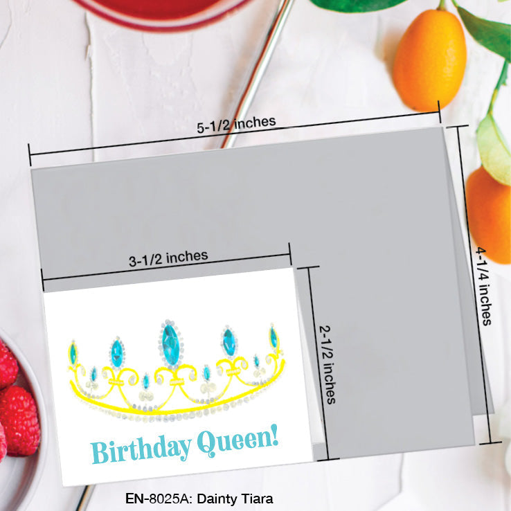 Dainty Tiara, Greeting Card (#8025A)