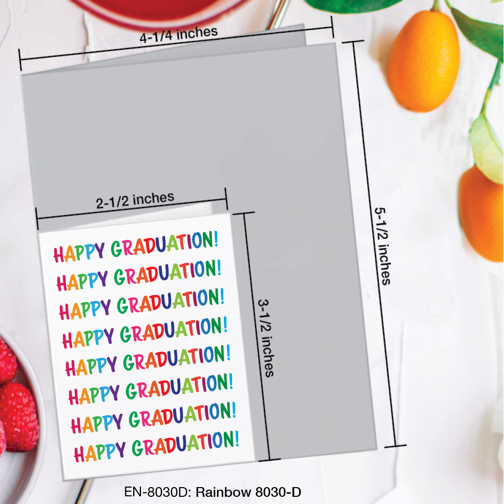 Rainbow, Greeting Card (#8030D)