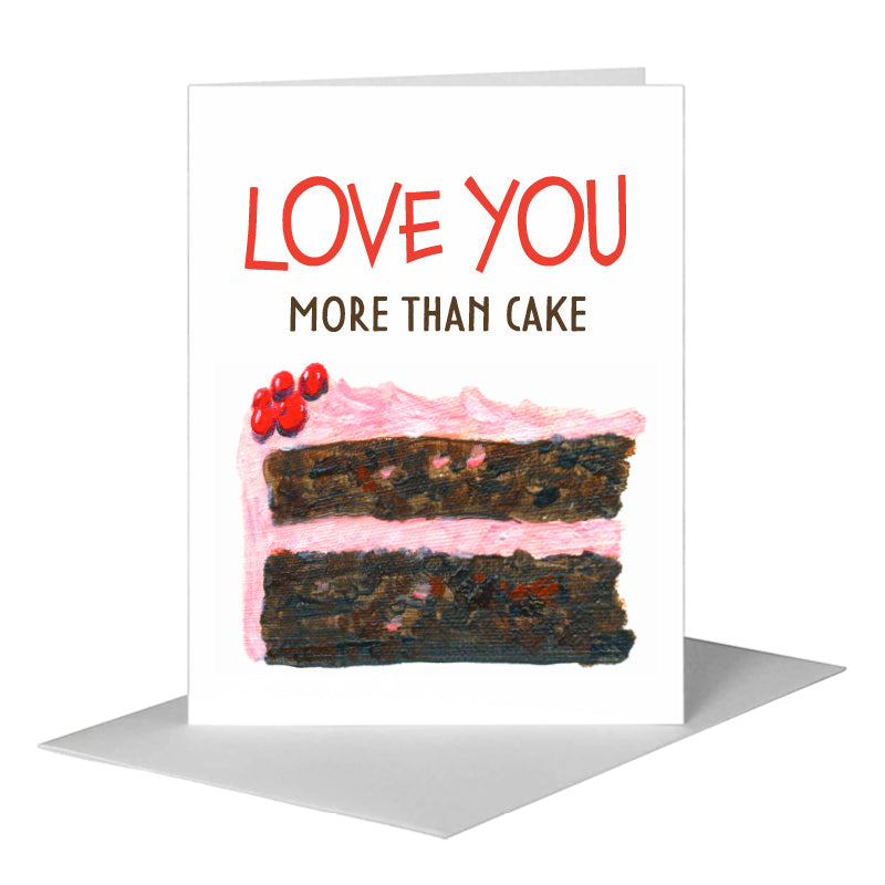 Yummy Slice, Greeting Card (#8039B)