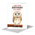 Owl Eyes, Greeting Card (#8040E)