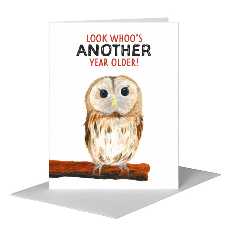 Owl Eyes, Greeting Card (#8040G)