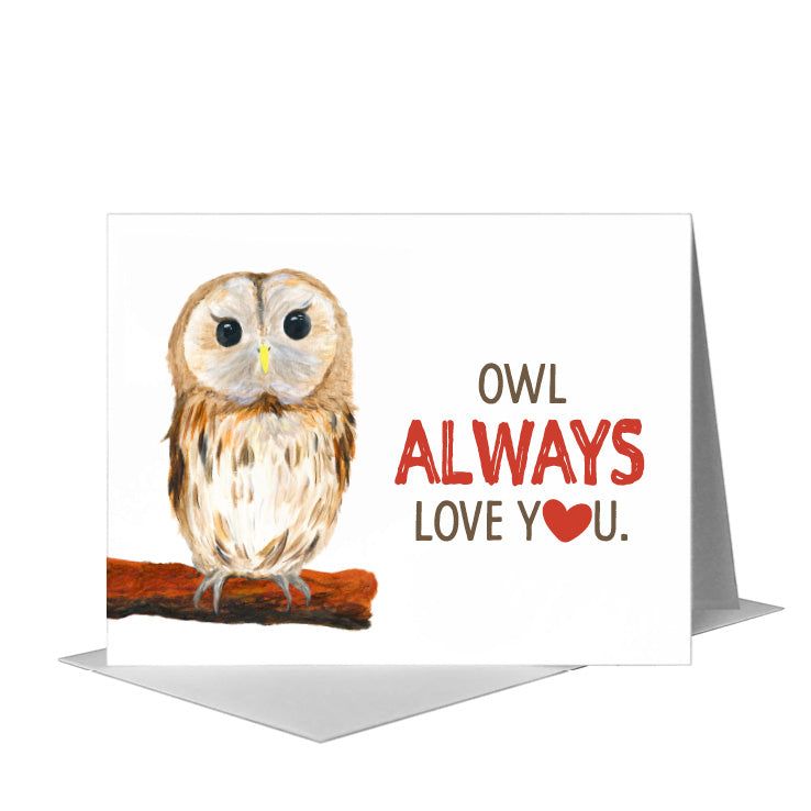 Owl Eyes, Greeting Card (#8040HA)