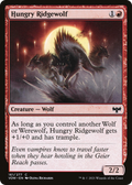 Hungry Ridgewolf (VOW-161) - Innistrad: Crimson Vow