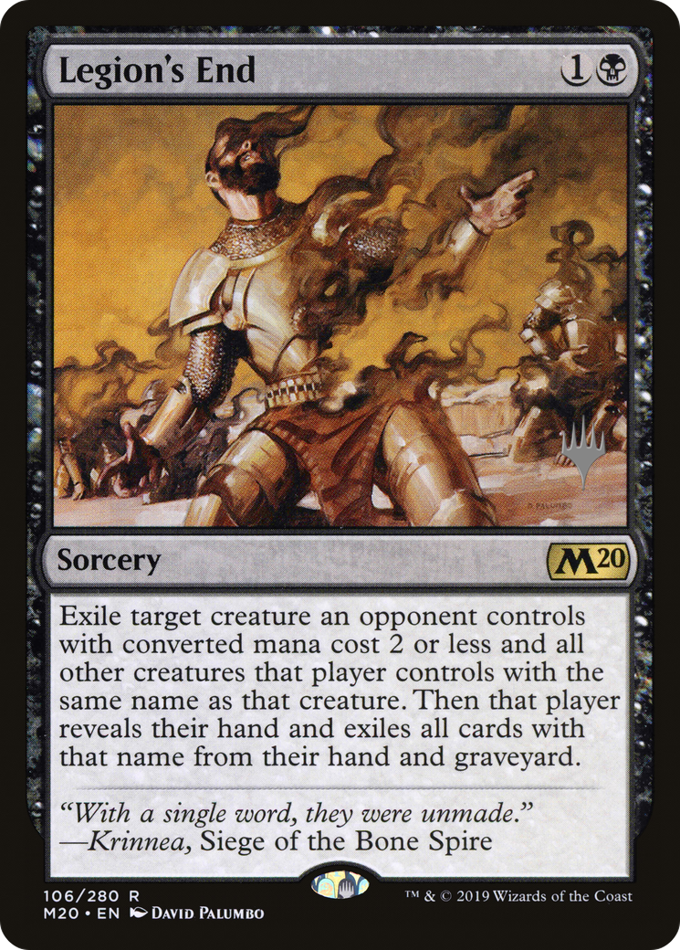Legion's End (PPM20-106P) - Core Set 2020 Promos Foil