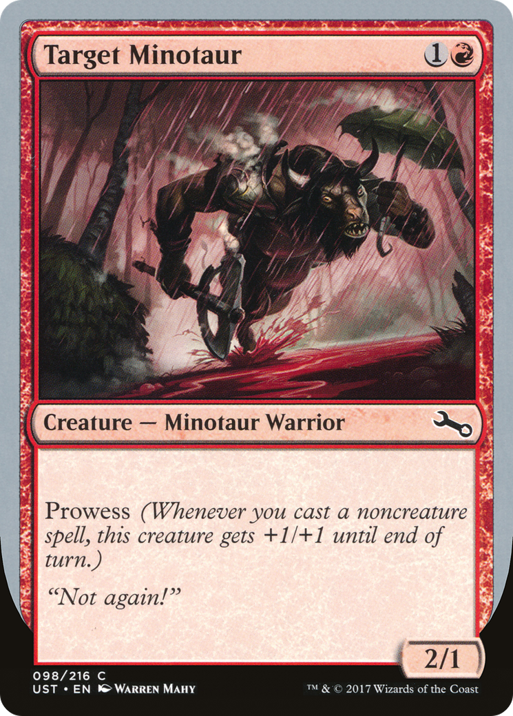 Target Minotaur (UST-98B) - Unstable Foil