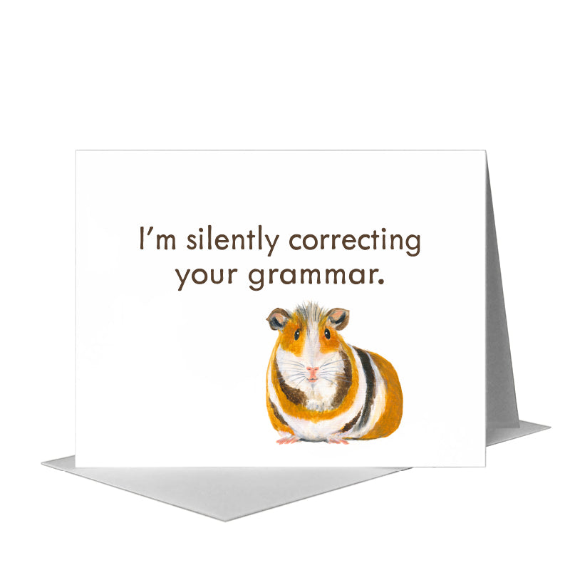 Guinea Pig, Greeting Card (#8078A)