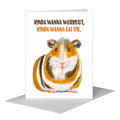 Guinea Pig, Greeting Card (#8078BA)