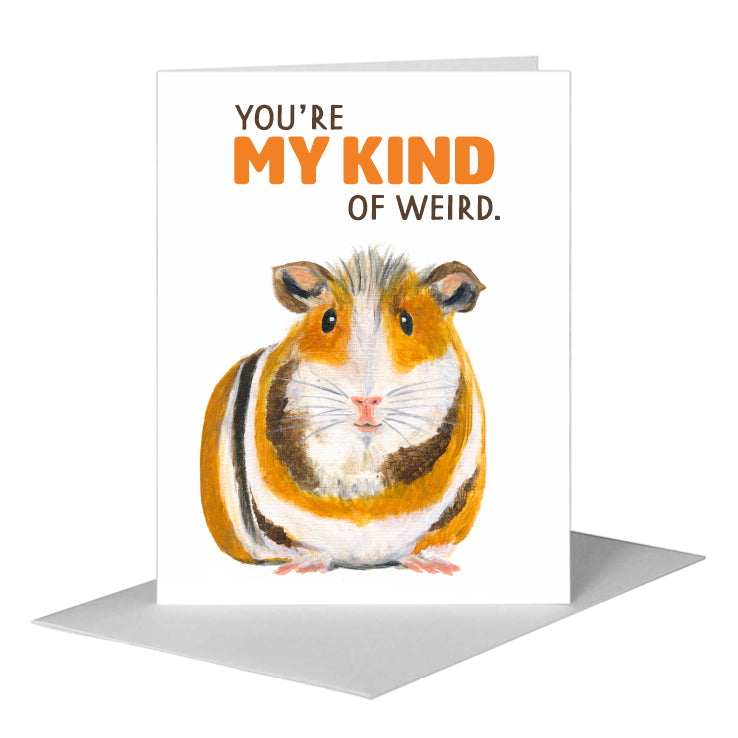 Guinea Pig, Greeting Card (#8078K)