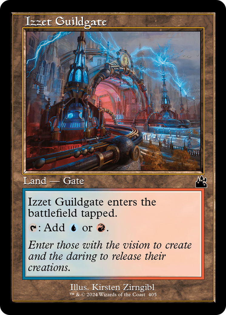 Izzet Guildgate (RVR-405) - Ravnica Remastered Foil