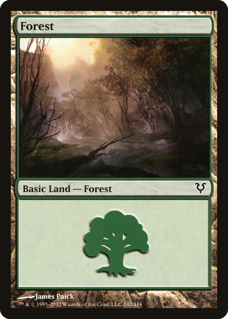 Forest (AVR-242) - Avacyn Restored Foil