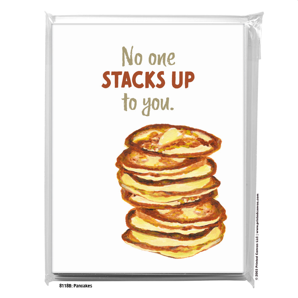 Pancakes, Greeting Card (#8118B)