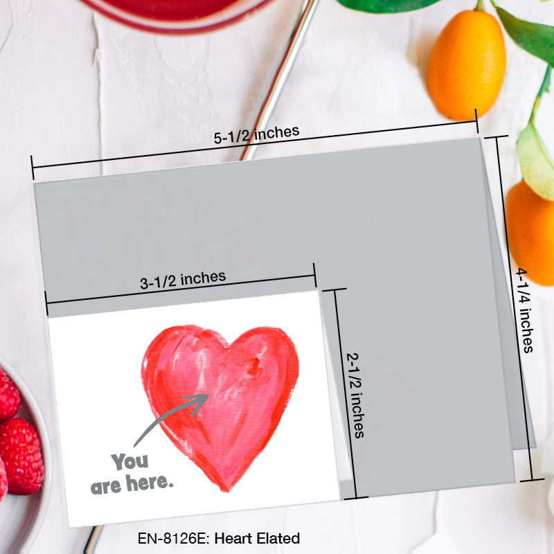 Heart Elated, Greeting Card (#8126E)
