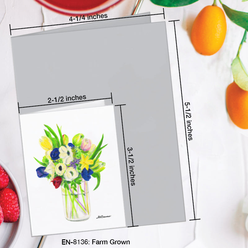 Farm Grown, Greeting Card (#8136AA)