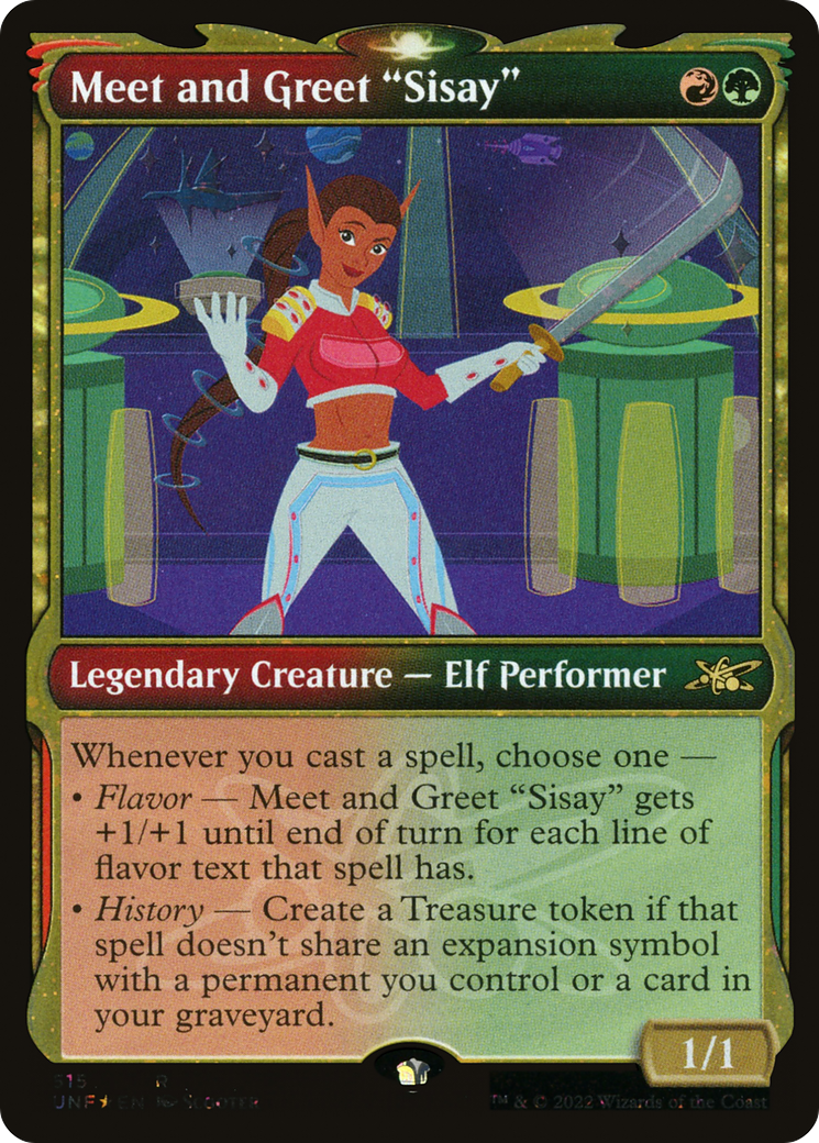 Meet and Greet "Sisay" (UNF-515) - Unfinity: (Showcase) Foil
