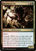 Bloodbraid Elf (CLB-839) - Commander Legends: Battle for Baldur's Gate