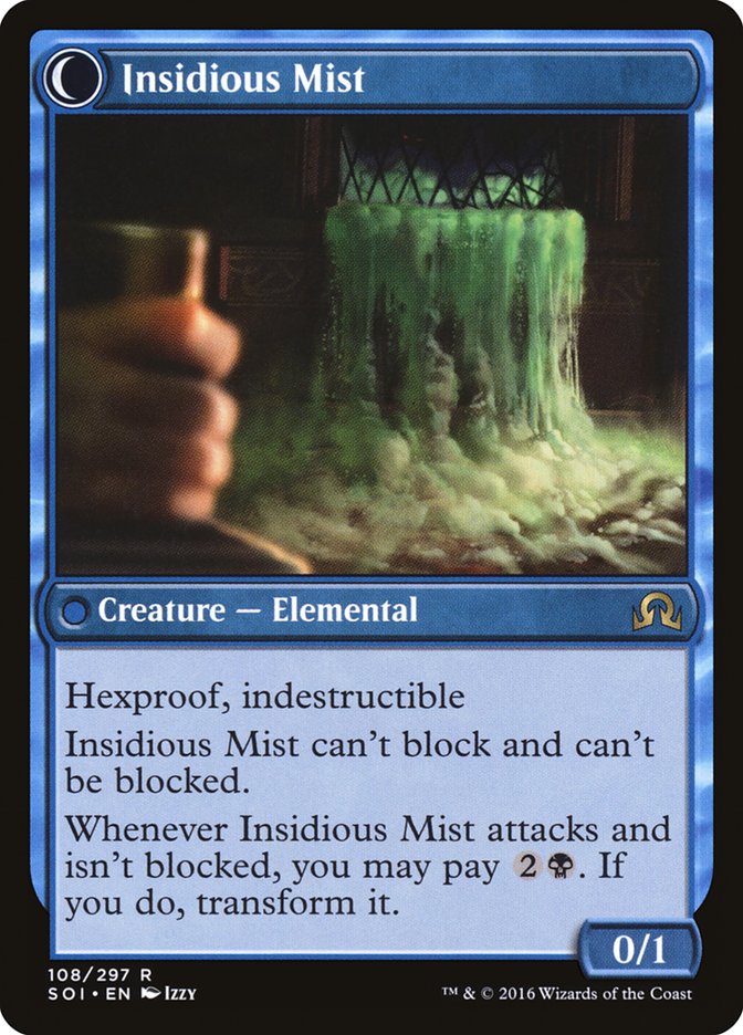 Elusive Tormentor // Insidious Mist (SOI-108) - Shadows over Innistrad: (Double Faced Transform) Foil