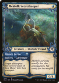 Merfolk Secretkeeper // Venture Deeper (ELD-284) - Throne of Eldraine: (Showcase)