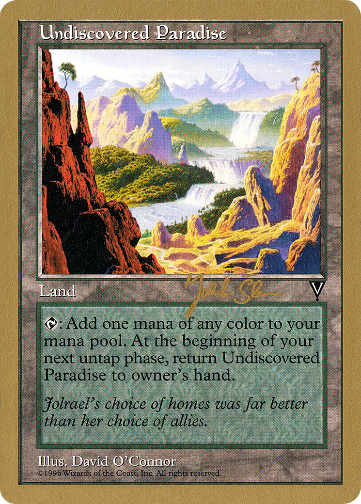 Undiscovered Paradise (WCD-JS167) - World Championship Decks 1997