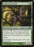 Leafcrown Dryad (THS-161) - Theros: (enchantment) Foil
